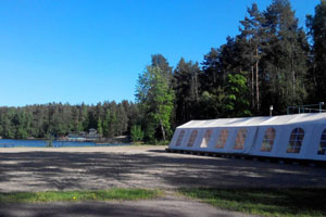 Площадка для тимбилдинга Дача-озеро